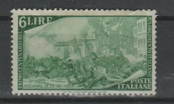 Italie 1948 - n 751 *, Envoi
