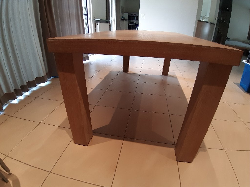 Eiken tafel, Ophalen, Nieuw, Eikenhout