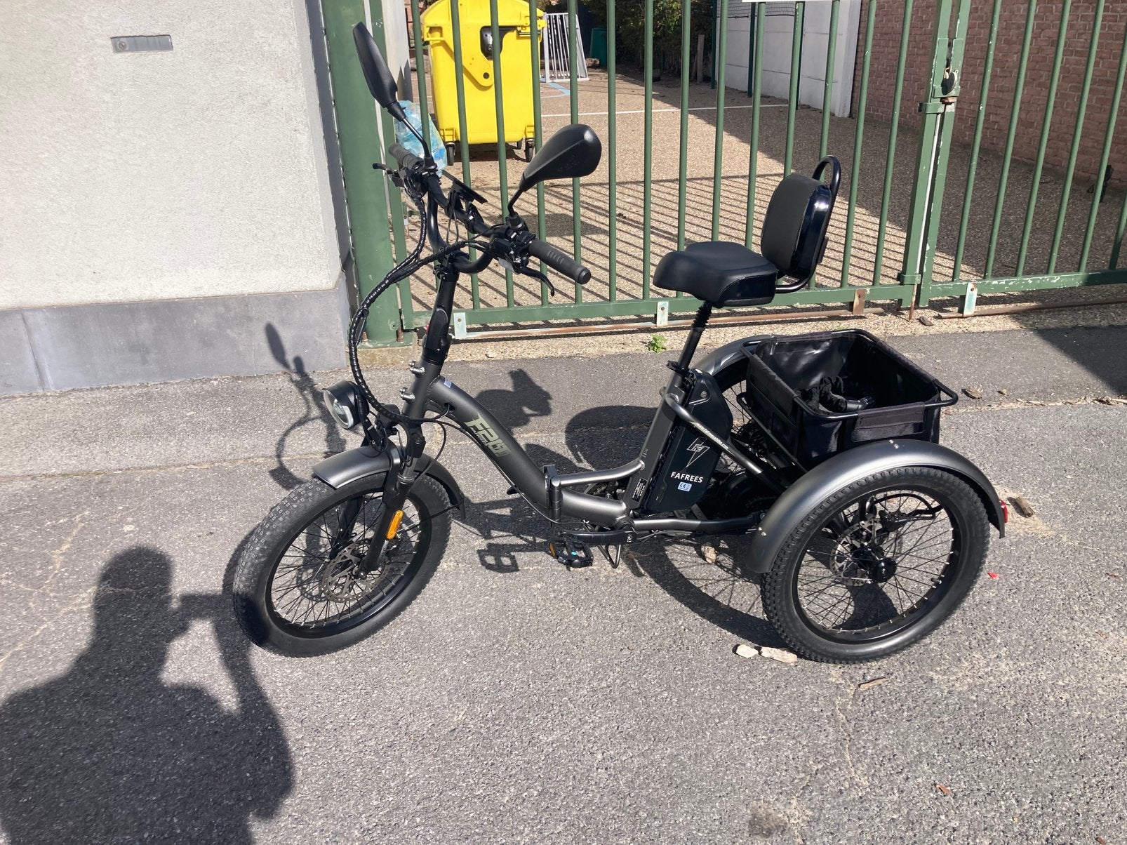 Te koop opvouwbare electrische Tricycle, Ophalen, Zo goed als nieuw, Schijfrem