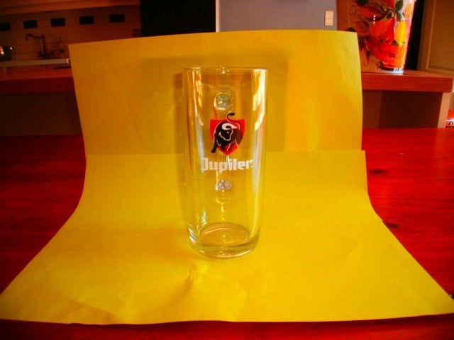 Grote bierglazen van Jupiler! Halve liters 11 karaffen, Verzamelen, Ophalen, Zo goed als nieuw, Bierglas