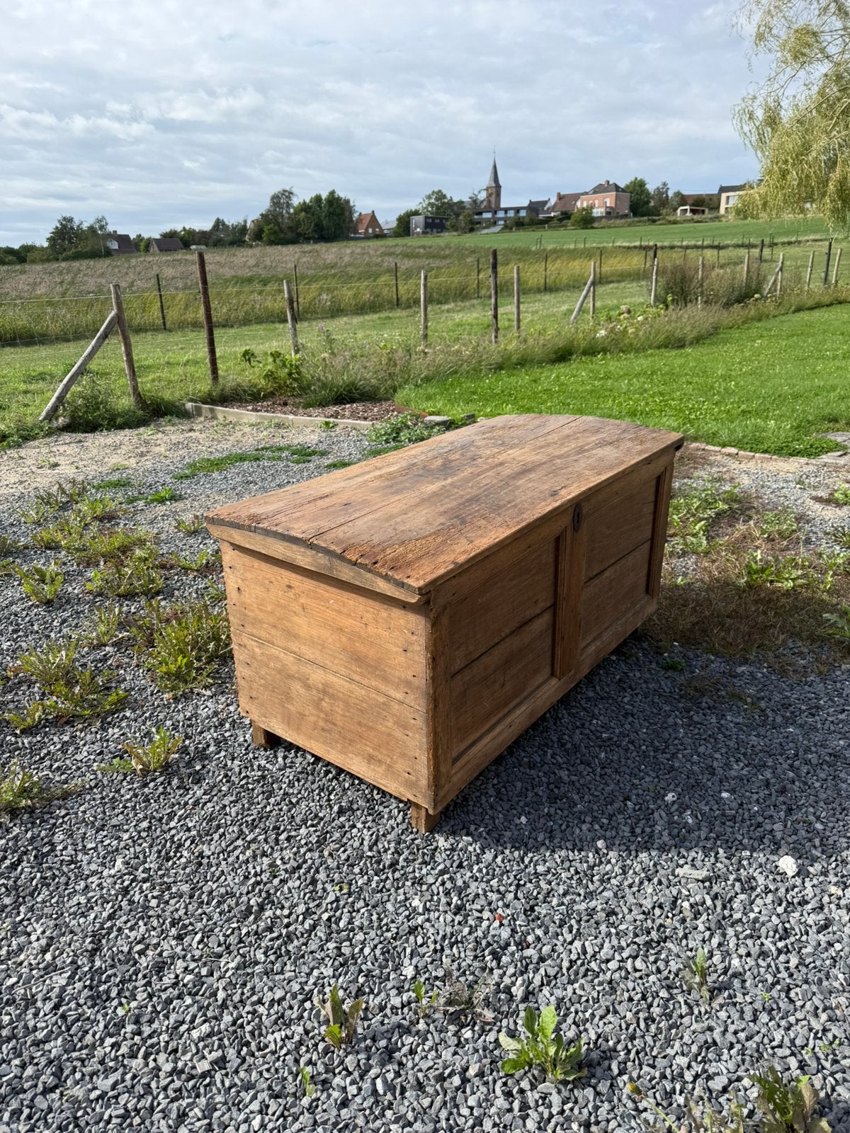 Houten kist, Huis en Inrichting, Ophalen, Zo goed als nieuw