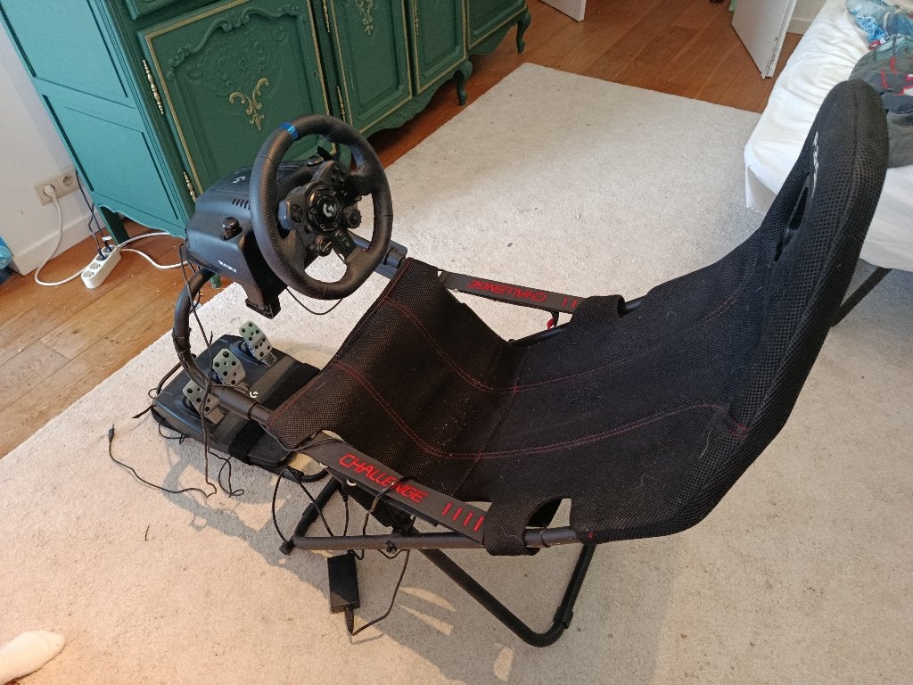 Volant Logitech G923 +playseat challange, Games en Spelcomputers, Ophalen, Gebruikt, Playseat of Racestoel, PlayStation 5