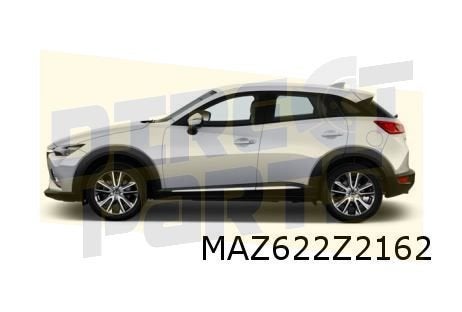 Mazda	CX-3 (4/15 - 2/22) (DK) 2/18- voorportierlijst Rechts, -, -, Nieuw, Mazda
