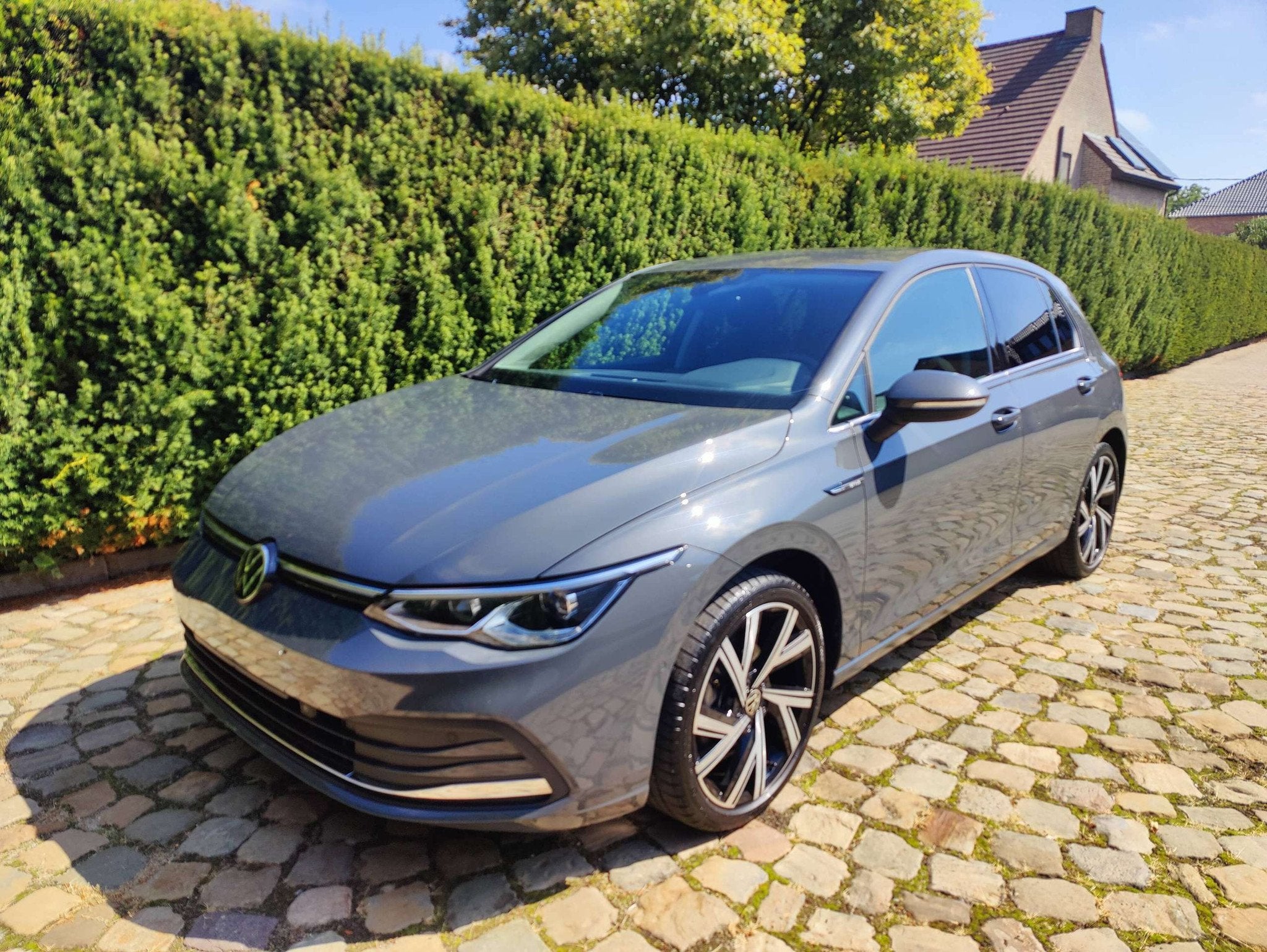 Volkswagen Golf VIII 1.5 eTSI ACT Style (bj 2022, automaat), Auto's, 4 cilinders, Adaptive Cruise Control, Alcantara, 1365 kg