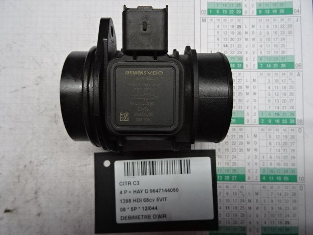 DÉBITMÈTRE Citroën C3 (FC / FL / FT) (9647144080), Citroën, Mevr. I. Hauben, Utilisé, Rue de l'Espoir 34 34
4030  GRIVEGNÉE, BE