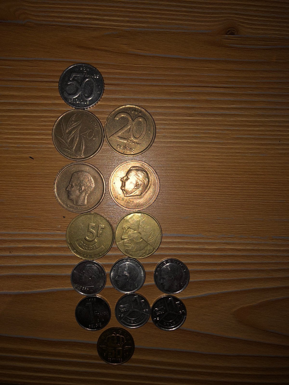 Lot piece belges (Francs), Enlèvement