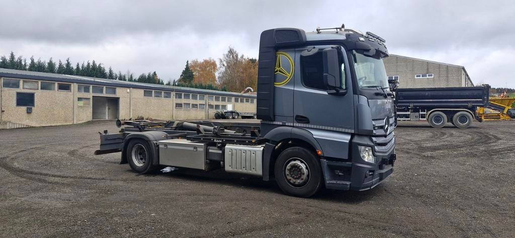 Mercedes Actros  sistem container  année fin 2016 euro 6, Autos, Camions, Argent ou Gris, Achat, Euro 6, 2 places