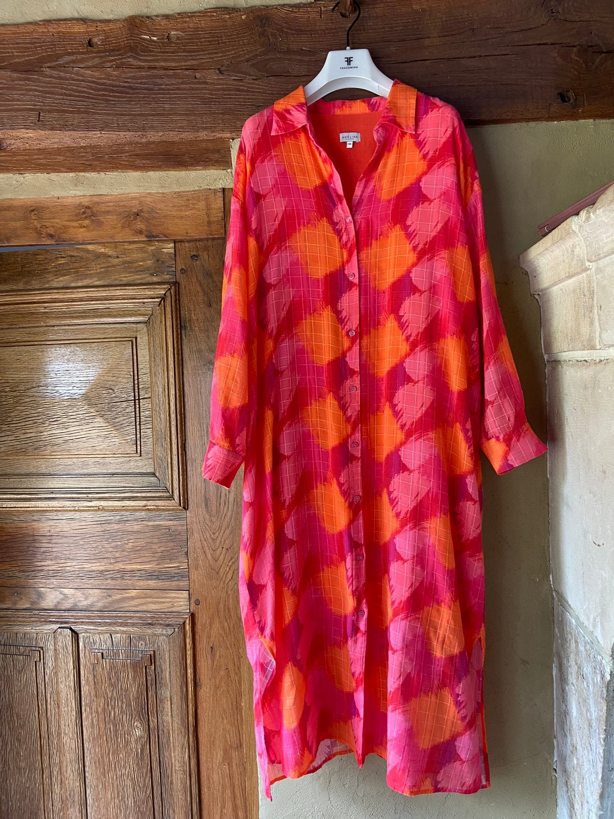 Kleurrijke jurk Améline 44, Kleding | Dames, Ophalen of Verzenden, Zo goed als nieuw