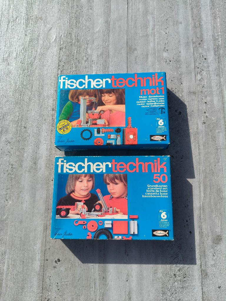 vintage Fischertechnik 50 + MOT1 / Bel état, Enlèvement ou Envoi