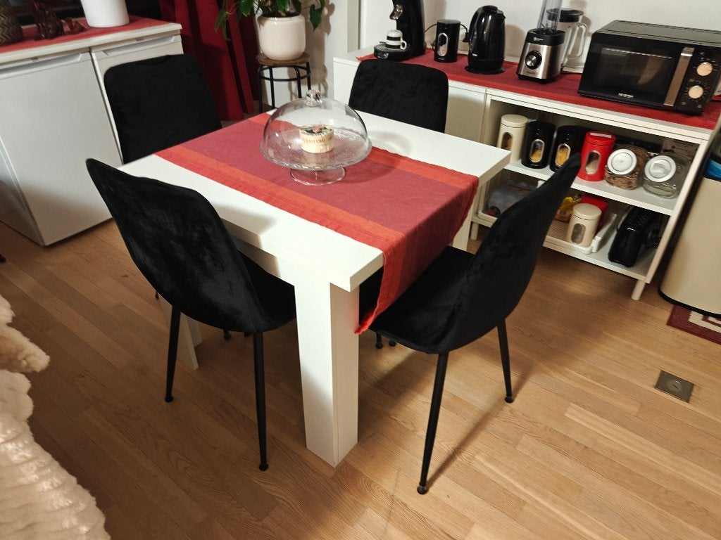 Table pliante blanche, Maison & Meubles, Tables | Tables à manger, Cinq personnes ou plus, Comme neuf, Enlèvement, Rectangulaire