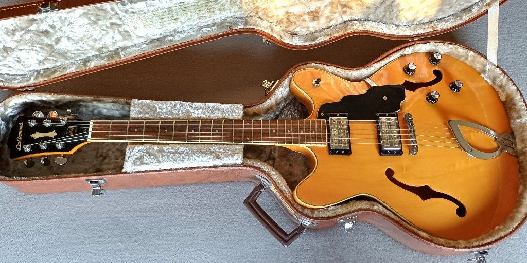 Van Armond Starfire Natural/Honey (Guild), Muziek en Instrumenten, Ophalen of Verzenden, Zo goed als nieuw, Semi-solid body, Overige merken