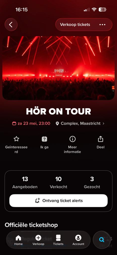 2 Tickets Hör on tour Complex Maasstricht, Tickets en Kaartjes