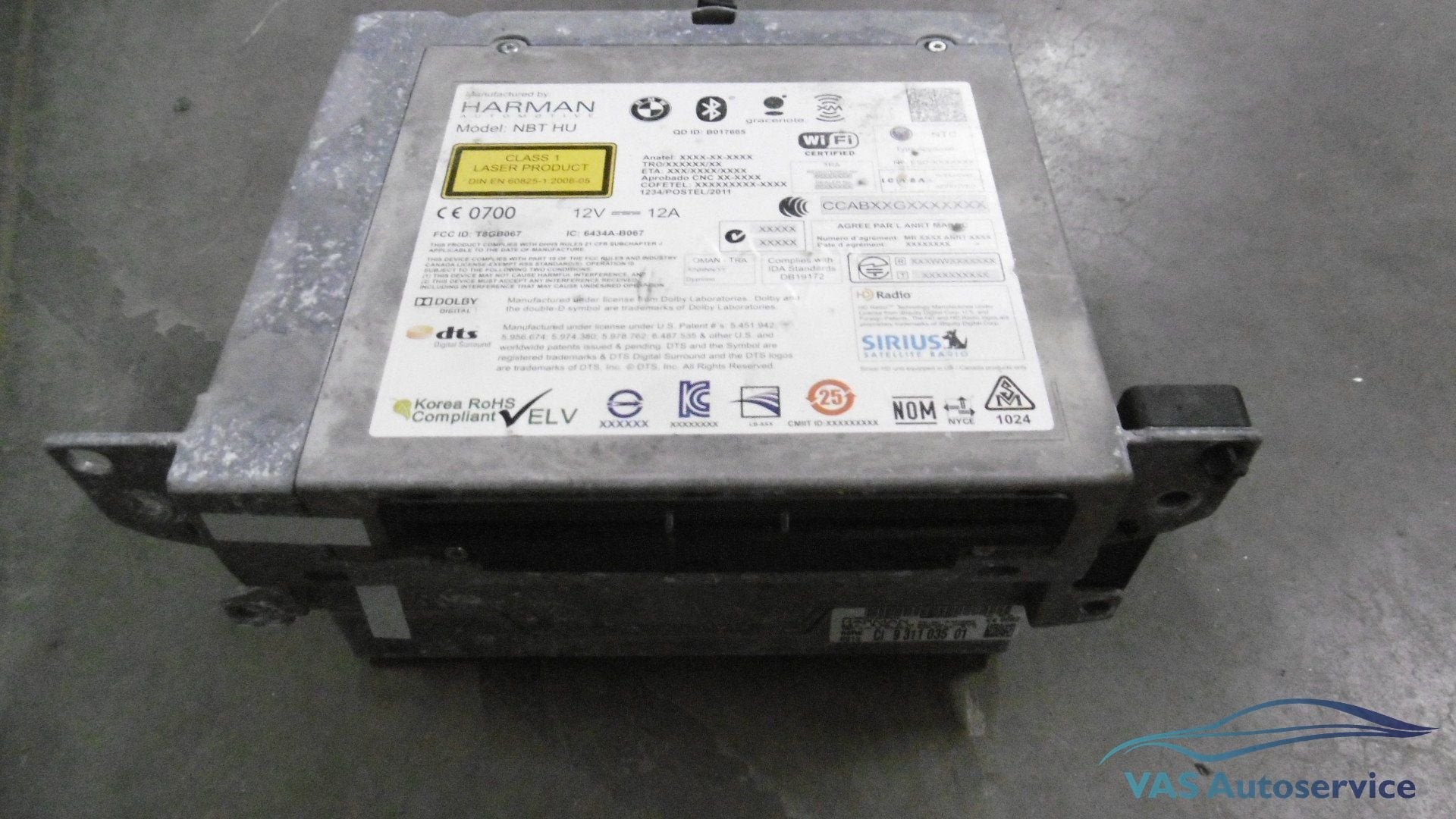 Navigatieunit BMW  CIC module F10 F11 F12 F13  6512 6 826 78, -, Origine de la pièce connue, Utilisé, -