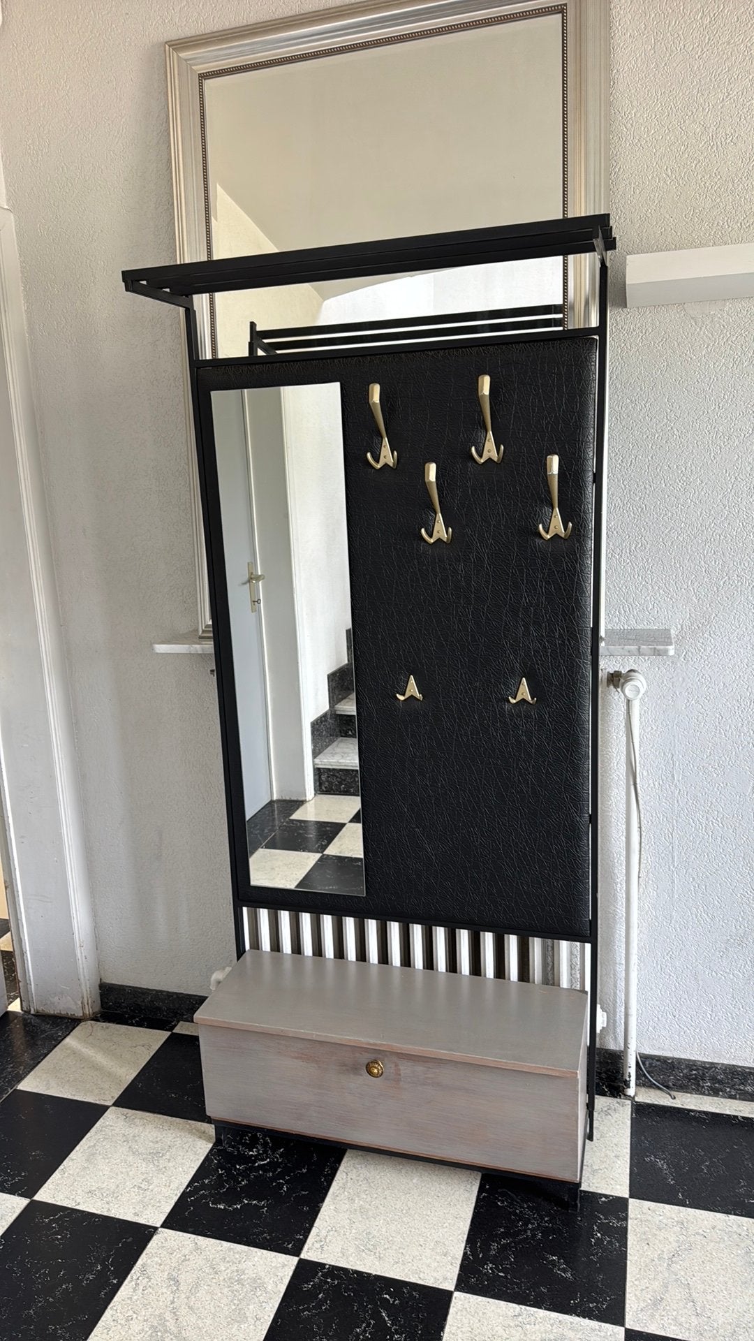 Retro kapstok, Huis en Inrichting, Woonaccessoires | Kapstokken, Ophalen, Gebruikt, Staande kapstok