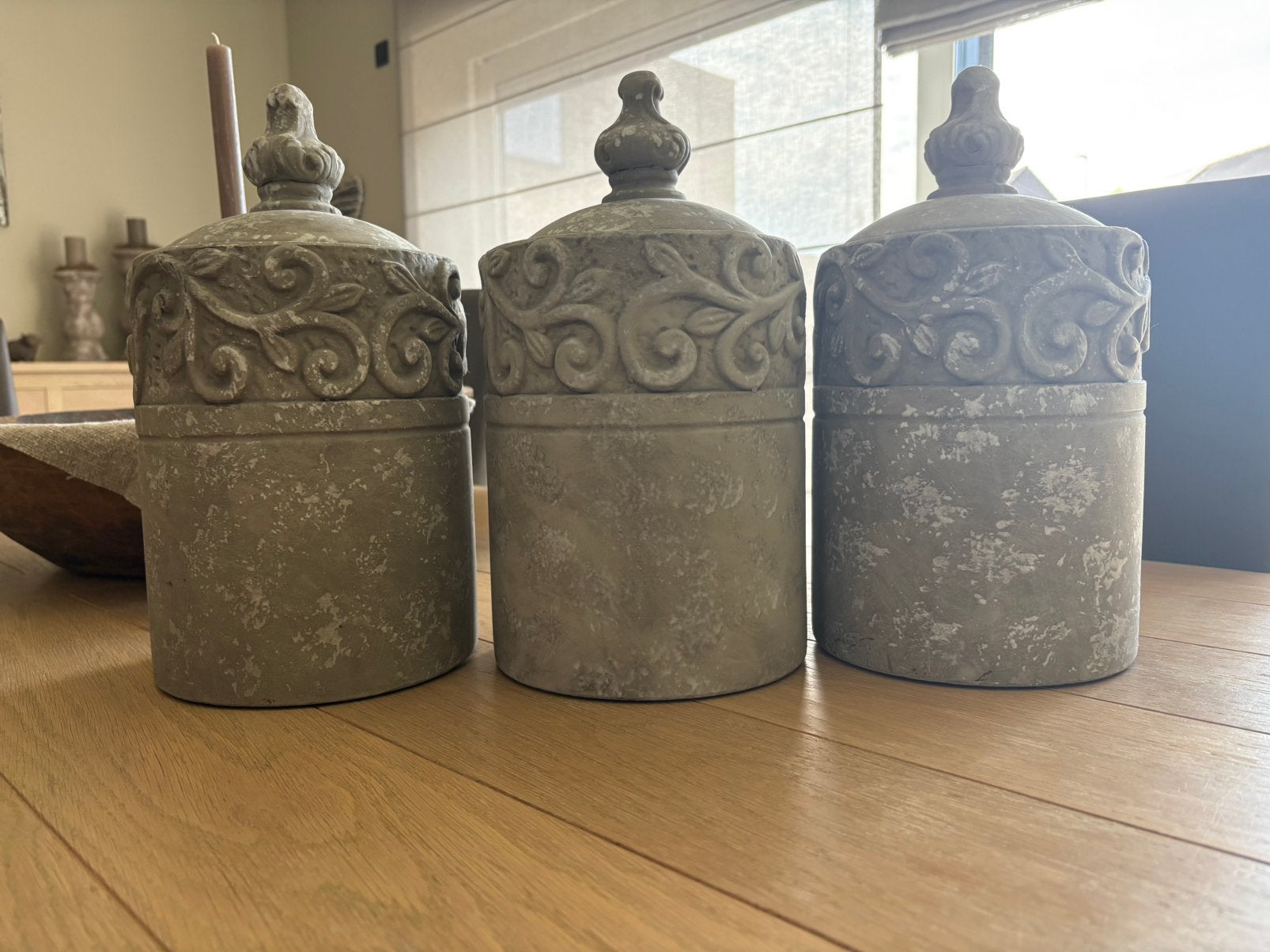 J-line decoratieve potten, Huis en Inrichting, Ophalen, Zo goed als nieuw