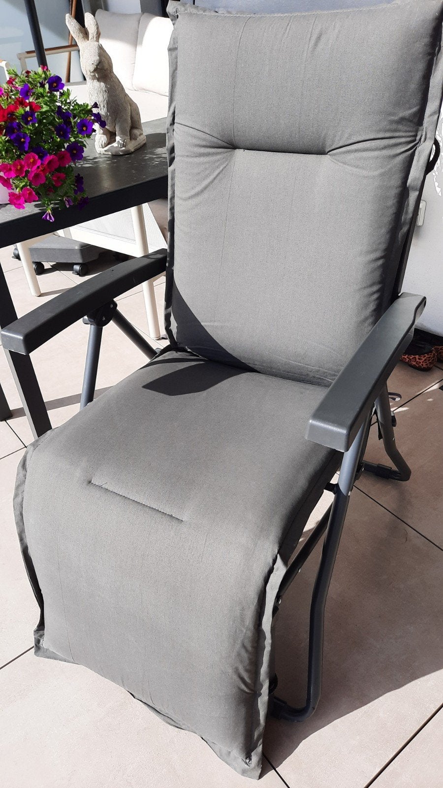 STEVIGE TUINZETEL VERSTELBAAR, Jardin & Terrasse, Accessoires mobilier de jardin, Enlèvement
