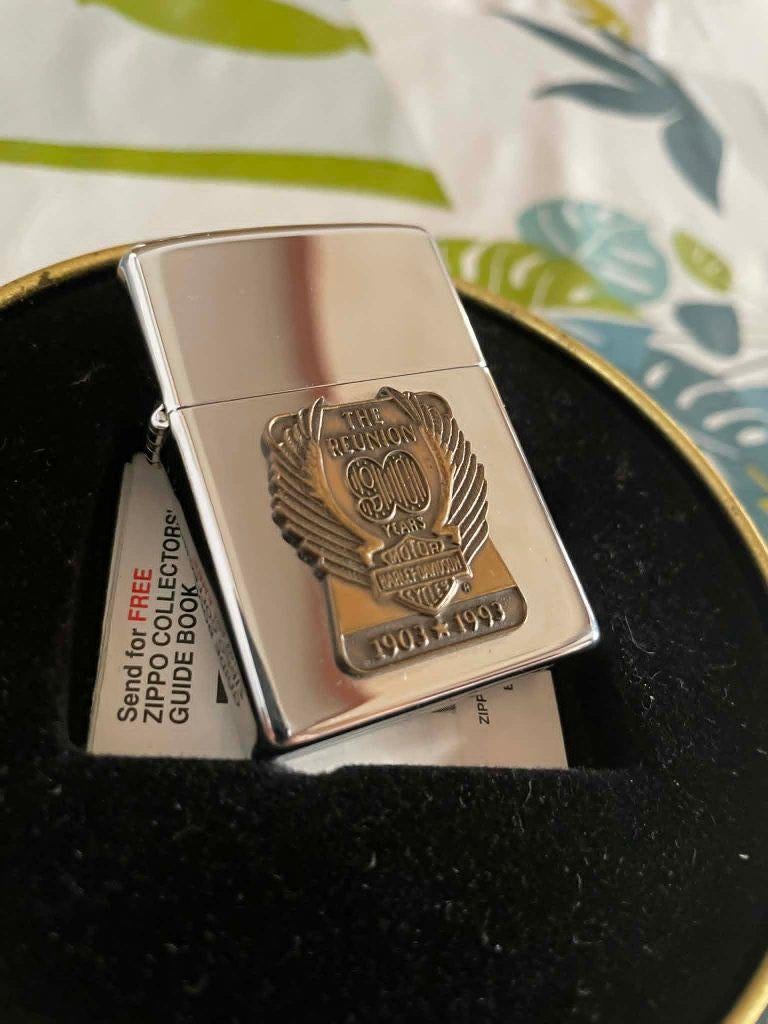Briquet Zippo Harley Davidson 90 Years, Verzamelen, Ophalen of Verzenden, Nieuw, Aansteker