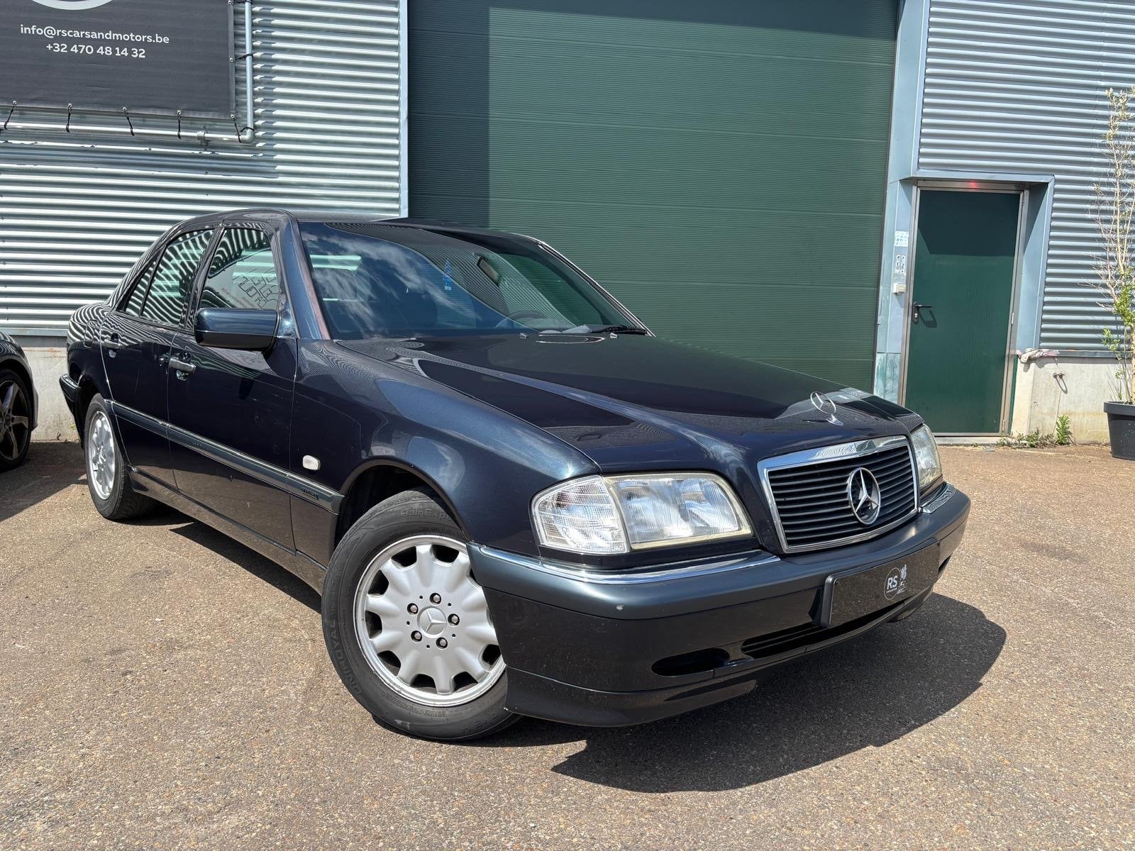 Mercedes-Benz C 220 Elégance/Airco/Perfecte Staat, Auto's, Zwart, Blauw, Mercedes-Benz, Bedrijf