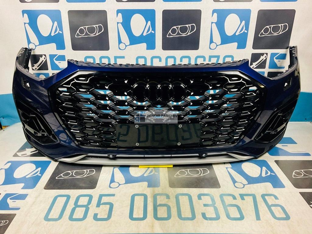 Bumper Audi Q5 80A 2022-2025 S-Line SLine Voorbumper #, Auto-onderdelen, Carrosserie, Bumper, Voor, Gebruikt, 6 maanden garantie