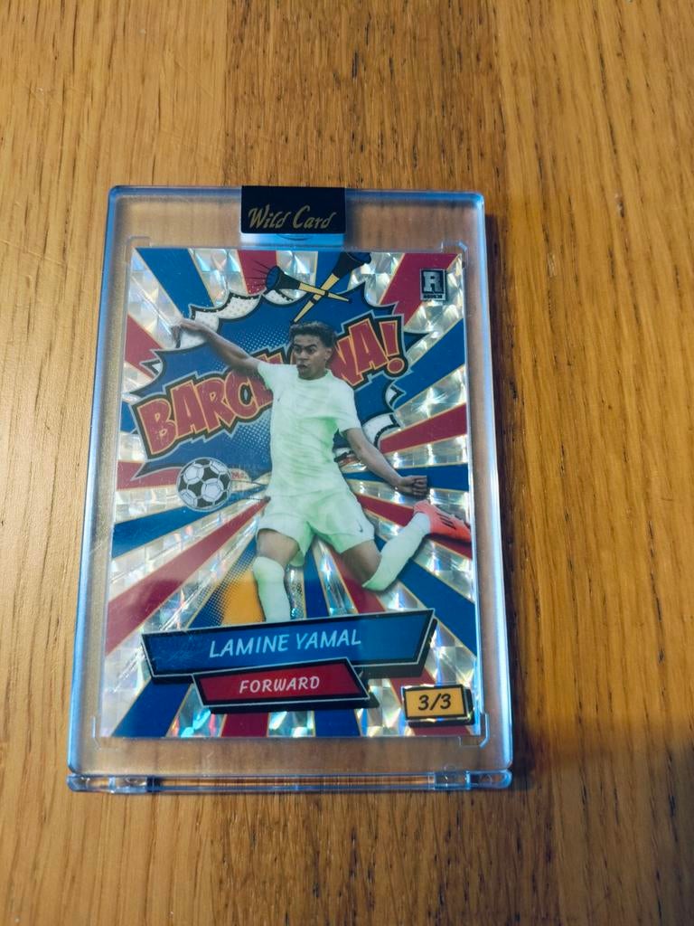 Lamine Yamal Barcelona Wild Card Rookie genummerd 3/3, Ophalen of Verzenden