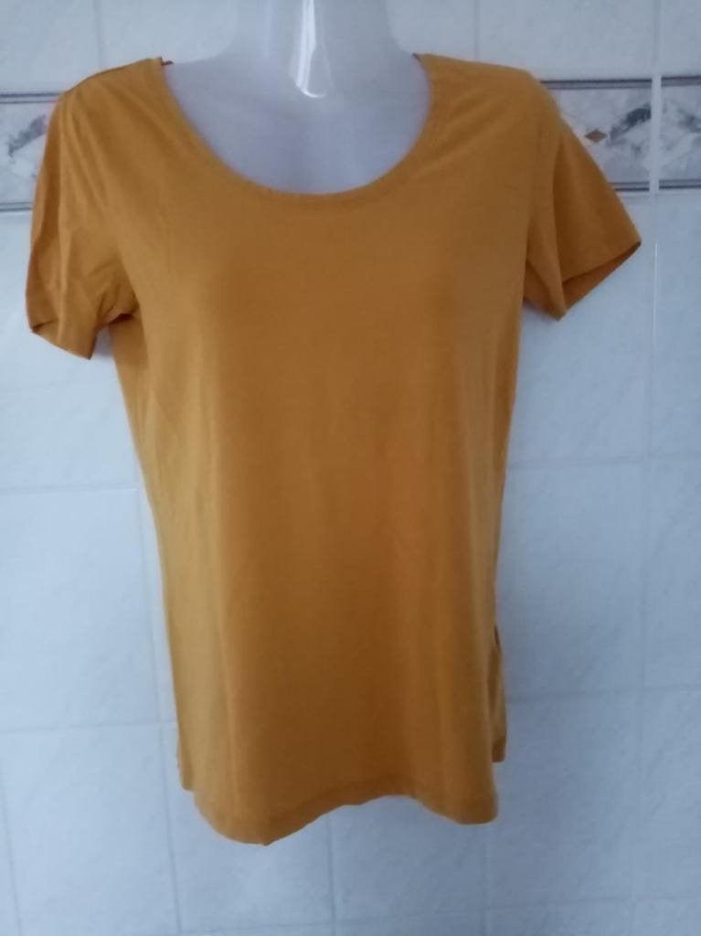 C&A : mosterdgeel geel katoenen t-shirt slim fit , mt M, Kleding | Dames, Maat 38/40 (M), Geel, Ophalen of Verzenden, Zo goed als nieuw