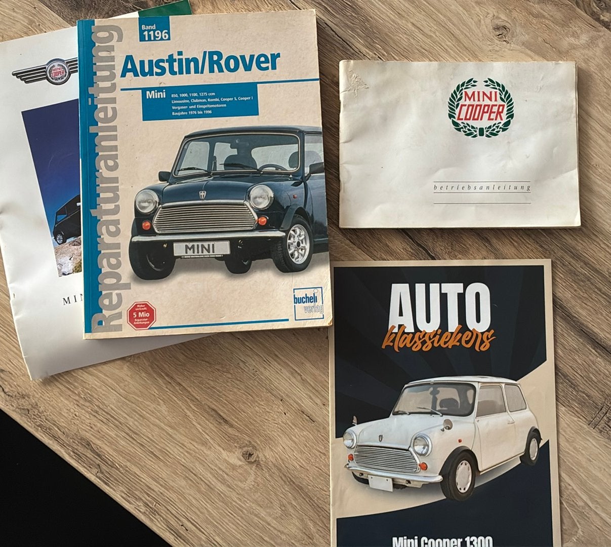 Austin/ Rover Mini cooper boekjes, Enlèvement ou Envoi