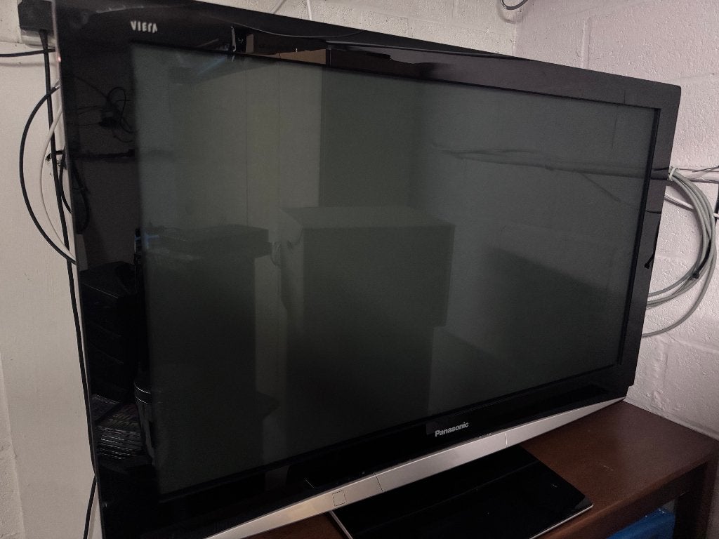 Panasonic plasma TV - 46 inch, Ophalen, Gebruikt, Panasonic, 100 Hz