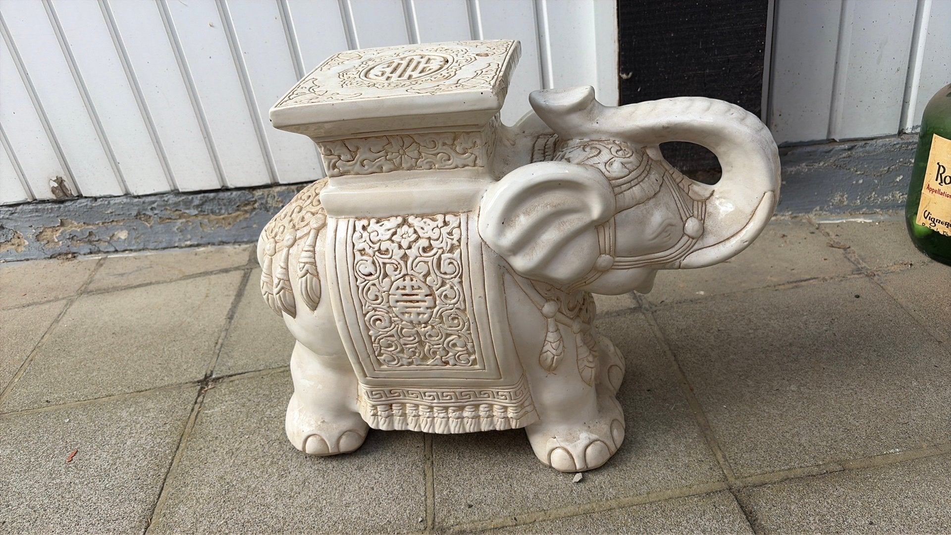 Éléphant décoratif — Style oriental — Vintage, Enlèvement, Utilisé, Animal