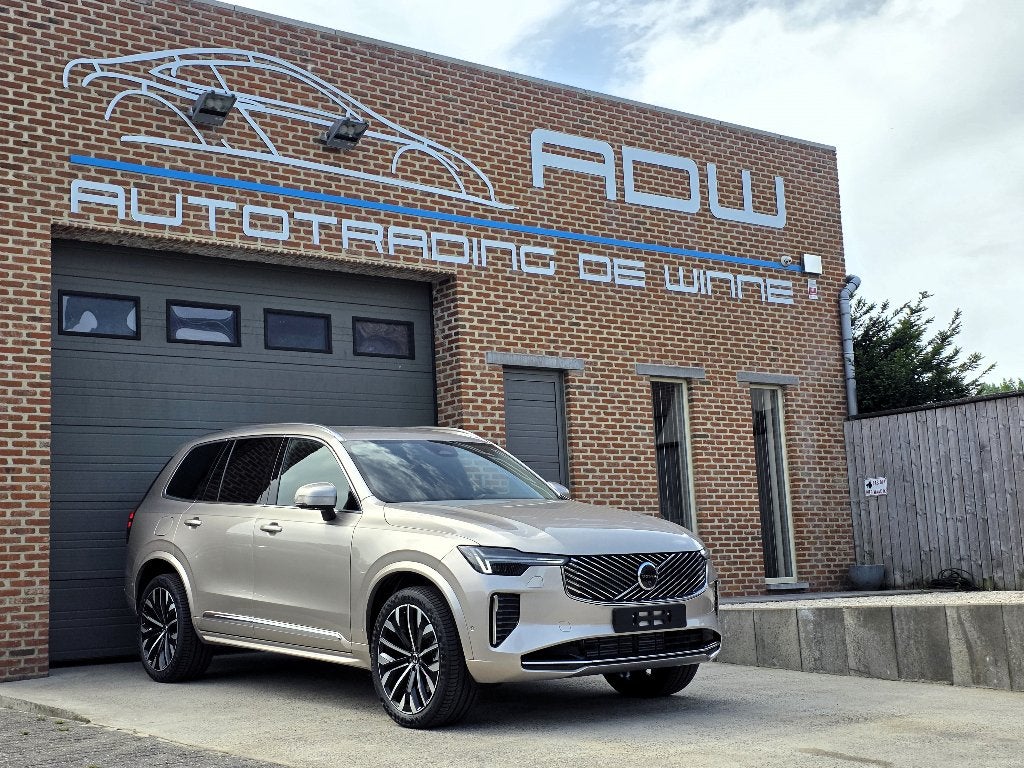 Volvo XC90 T8 - NIEUW 0KM - Plug In Hybride - 455 PK - 7Zits, 32 g/km, 7 zetels, Leder, Bedrijf
