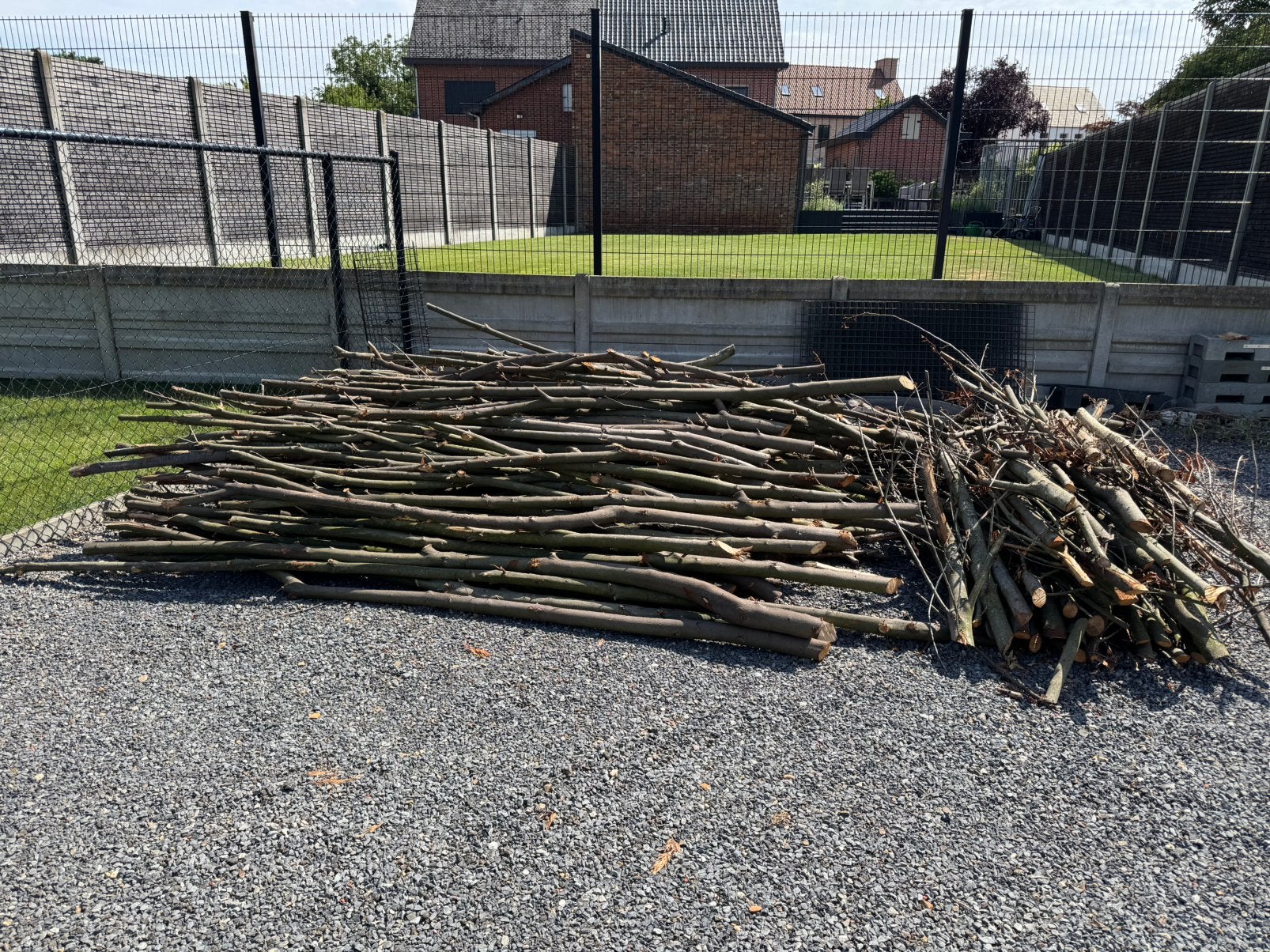 Meer dan 3 kuub hout . Vooral laurier en beetje hazelaar ., Tuin en Terras, Ophalen