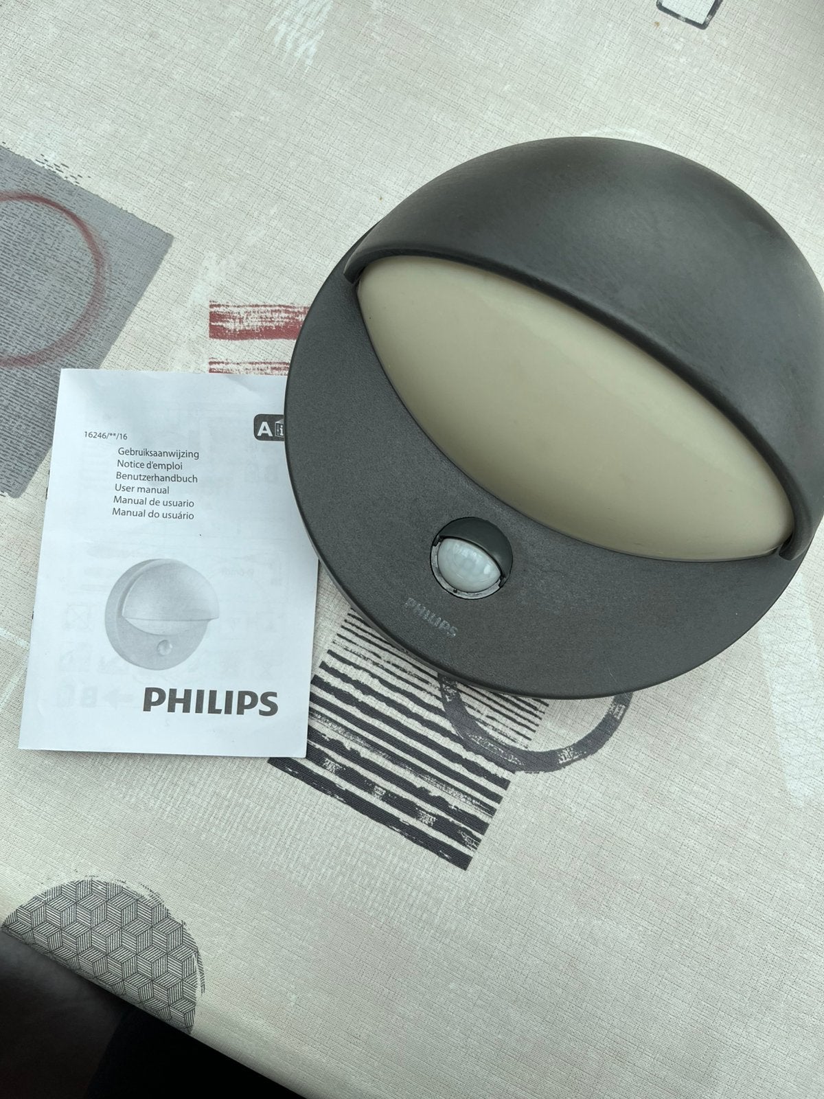 Buitenwandlamp met sensor, Ophalen, Gebruikt, Minder dan 50 watt, Wandlamp