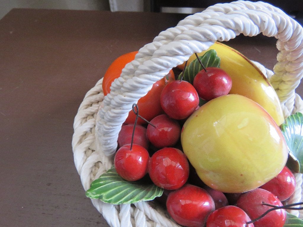 Keramiek fruitmand Italy, Antiek en Kunst, Ophalen of Verzenden