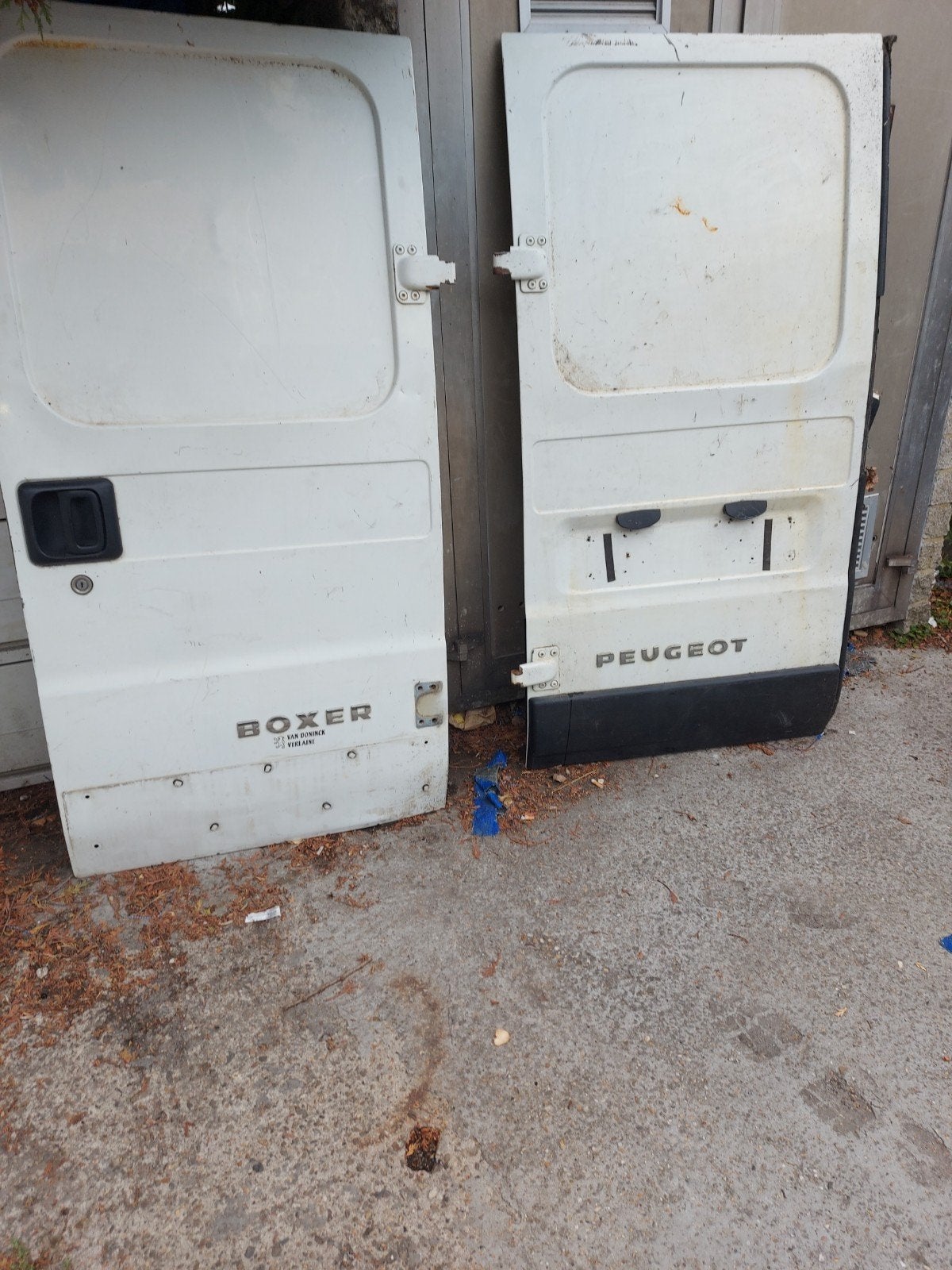 2 porte arrière pour Peugeot boxer ou jumer ou Fiat ducato, Ophalen