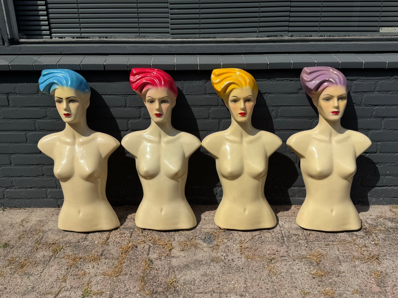 Mannequin Buste beelden, Antiek en Kunst, Curiosa en Brocante, Ophalen of Verzenden