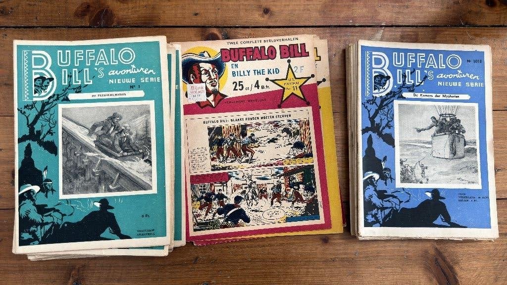 Groot Lot Vintage Buffalo Bill Boekjes (36 stuks), Boeken, Gelezen, Buffalo bill, Ophalen of Verzenden, Meerdere stripboeken