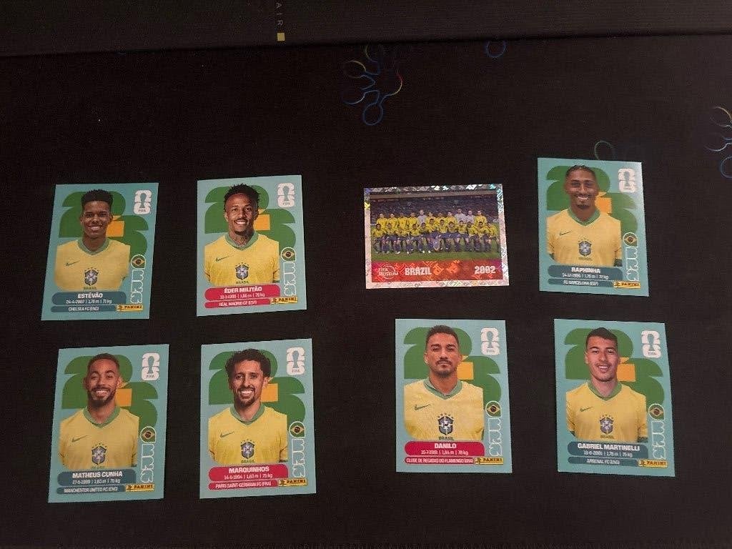 Wk panini kaartjes Brazilië, Ophalen