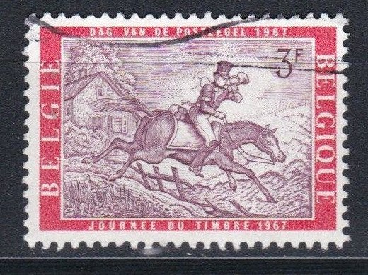 Belge 1967 - n 1413, Envoi, Oblitéré