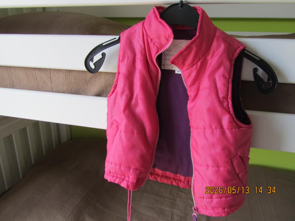roze bodywarmer voor kinderen, Ophalen of Verzenden, Gebruikt, Maat 92