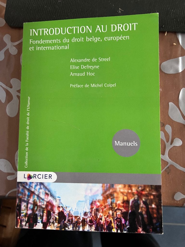 Introduction au droit, Enlèvement ou Envoi, Comme neuf, Enseignement supérieur professionnel