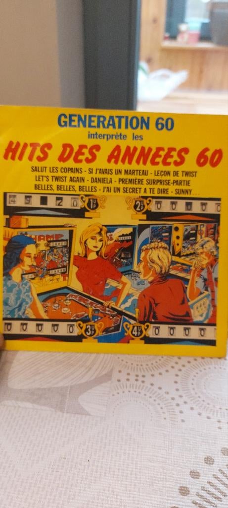 Vinyle 45 tours génération 60, Enlèvement