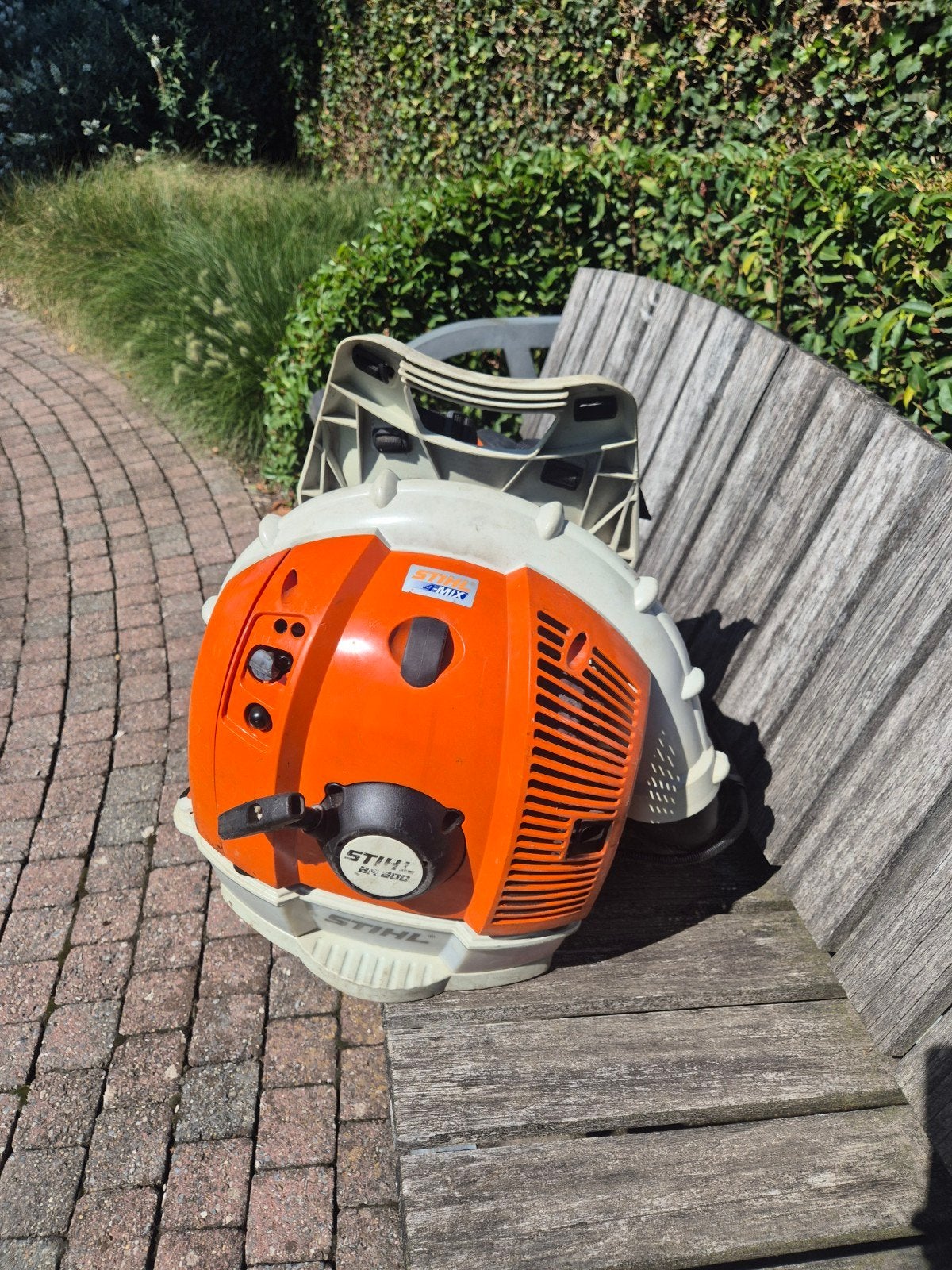 Stihl BR 600 Bladblazer - Krachtig en Ruggedragen, Tuin en Terras, Ophalen, Benzine, Gebruikt, Husqvarna stihl honda