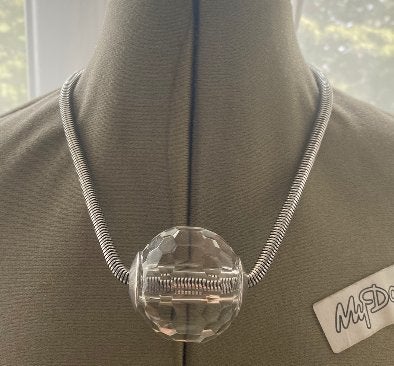 collier, Handtassen en Accessoires, Kettingen, Ophalen, Zo goed als nieuw, Zilver