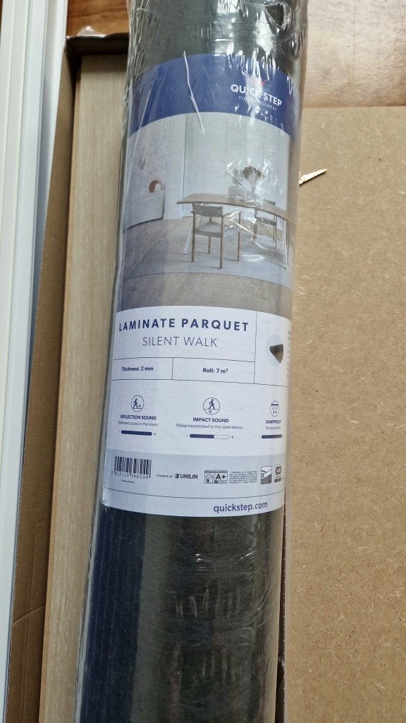 Quick Step Silent Walk ondervloer QSUDLSW7: 2 rollen, Bricolage & Construction, Planches & Dalles, Planchers ou planches, Synthétique