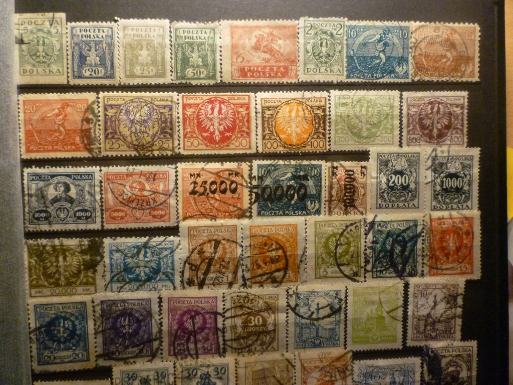 Lot Polen/Pologne (477 Ex) Gestempeld/Oblitéré, Envoi