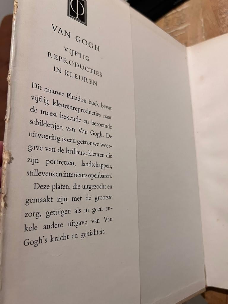 Van Gogh, 10 planches en couleurs - Les editions Braun & Cie, Ophalen of Verzenden, Gelezen, Schilder- en Tekenkunst