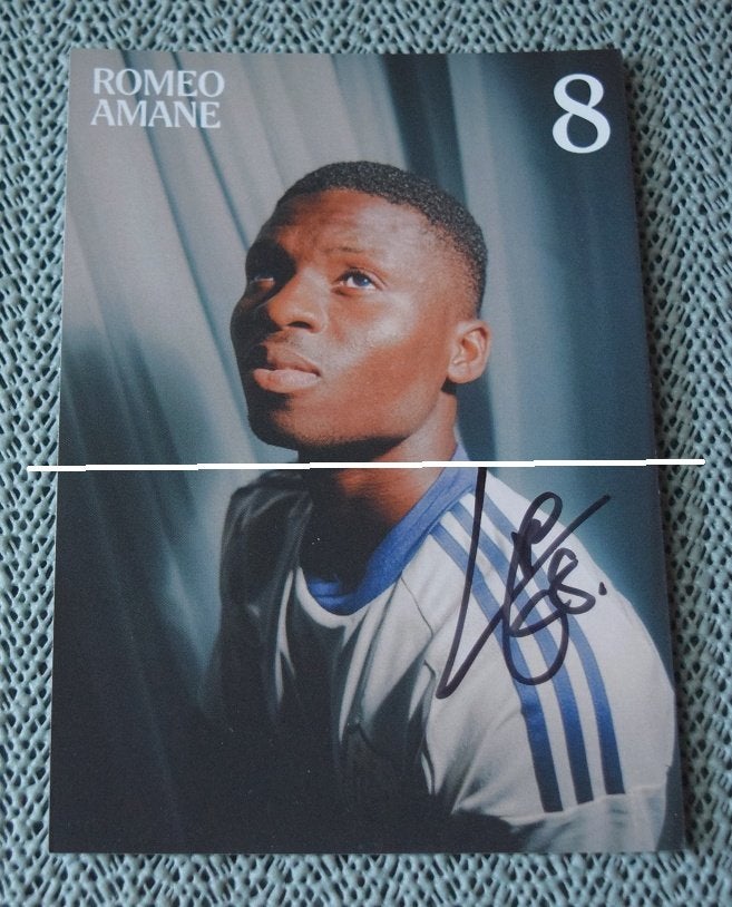 RSC Anderlecht / Gehandtekende foto /Romeo Amane, Verzamelen, Verzenden, Nieuw, Spelerskaart