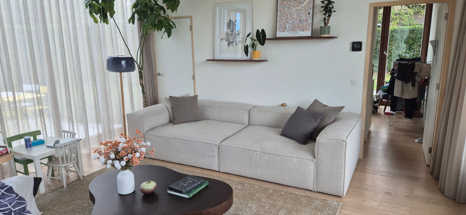 Bolia Cosima Monza Beige in perfecte staat - 6 maand oud, Huis en Inrichting, Ophalen, Stof