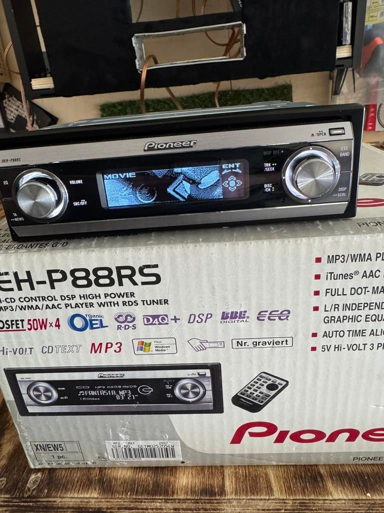 Pioneer DEH-P88RS Autoradio - Topkwaliteit Geluid, Ophalen of Verzenden, Zo goed als nieuw