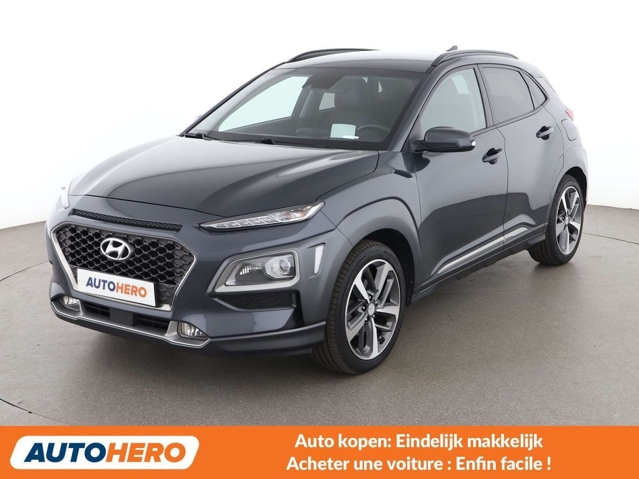 Hyundai KONA 1.6 CRDi Premium 2WD (automatique), Autos, Argent ou Gris, Achat, Euro 6, 1535 kg