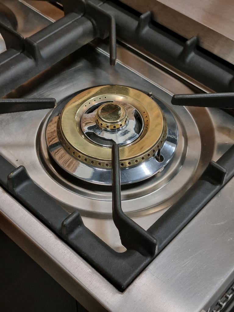 🔥Luxe Fornuis Boretti Majestic 90cm antraciet GASOVEN, Elektronische apparatuur, Fornuizen, Ophalen, 60 cm of meer, Zo goed als nieuw